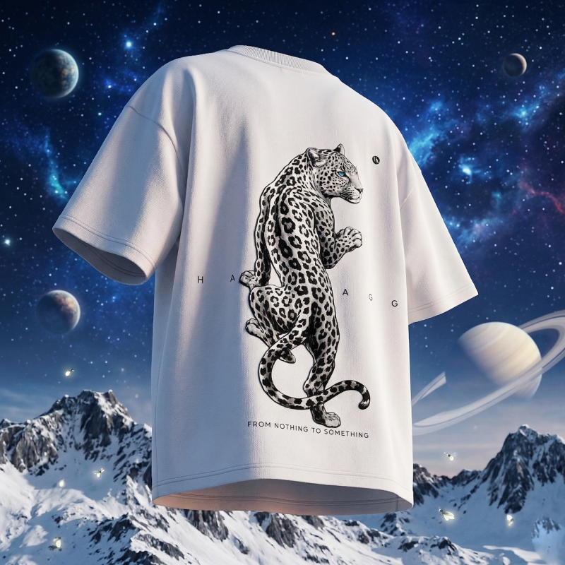 Chhaya (The Shadow) - 3D Printed Puffed - Oversized T-Shirt