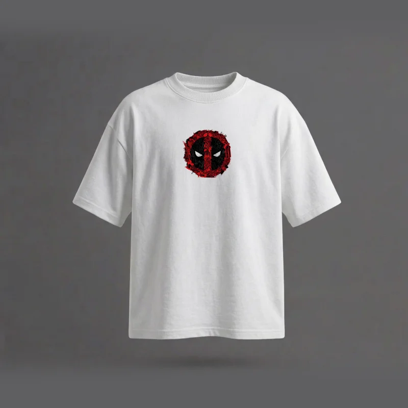 DEAD POOL MARVEL - Printed Oversized T-Shirt