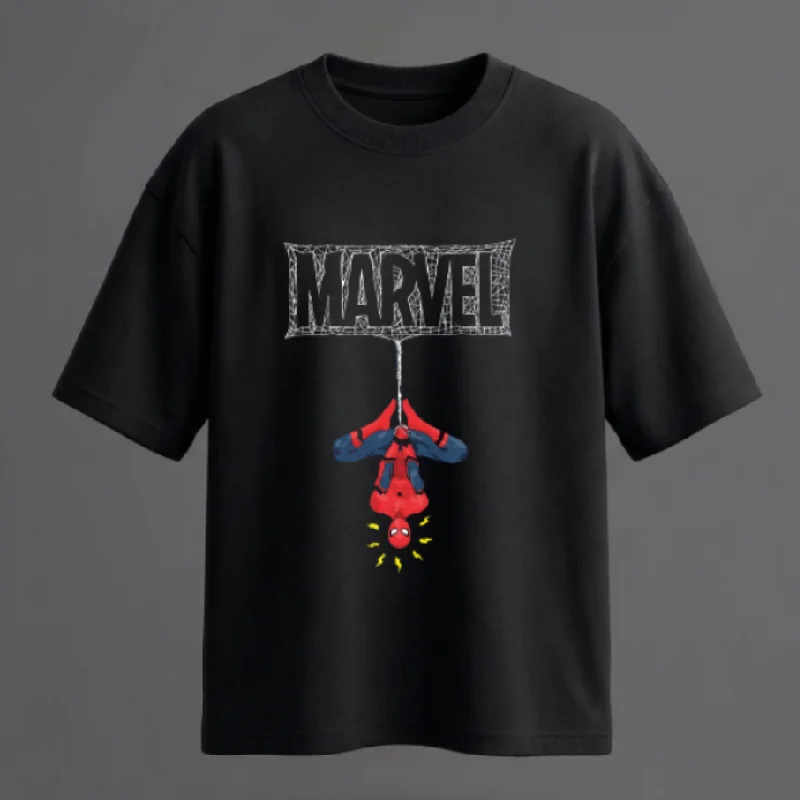 Spider-Man: Just Hanging - Printed Oversized T-Shirt