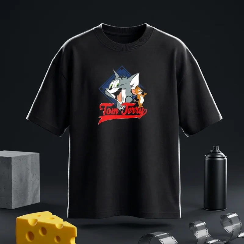 ROAST - TOM & JERRY - Printed Oversized T-Shirt