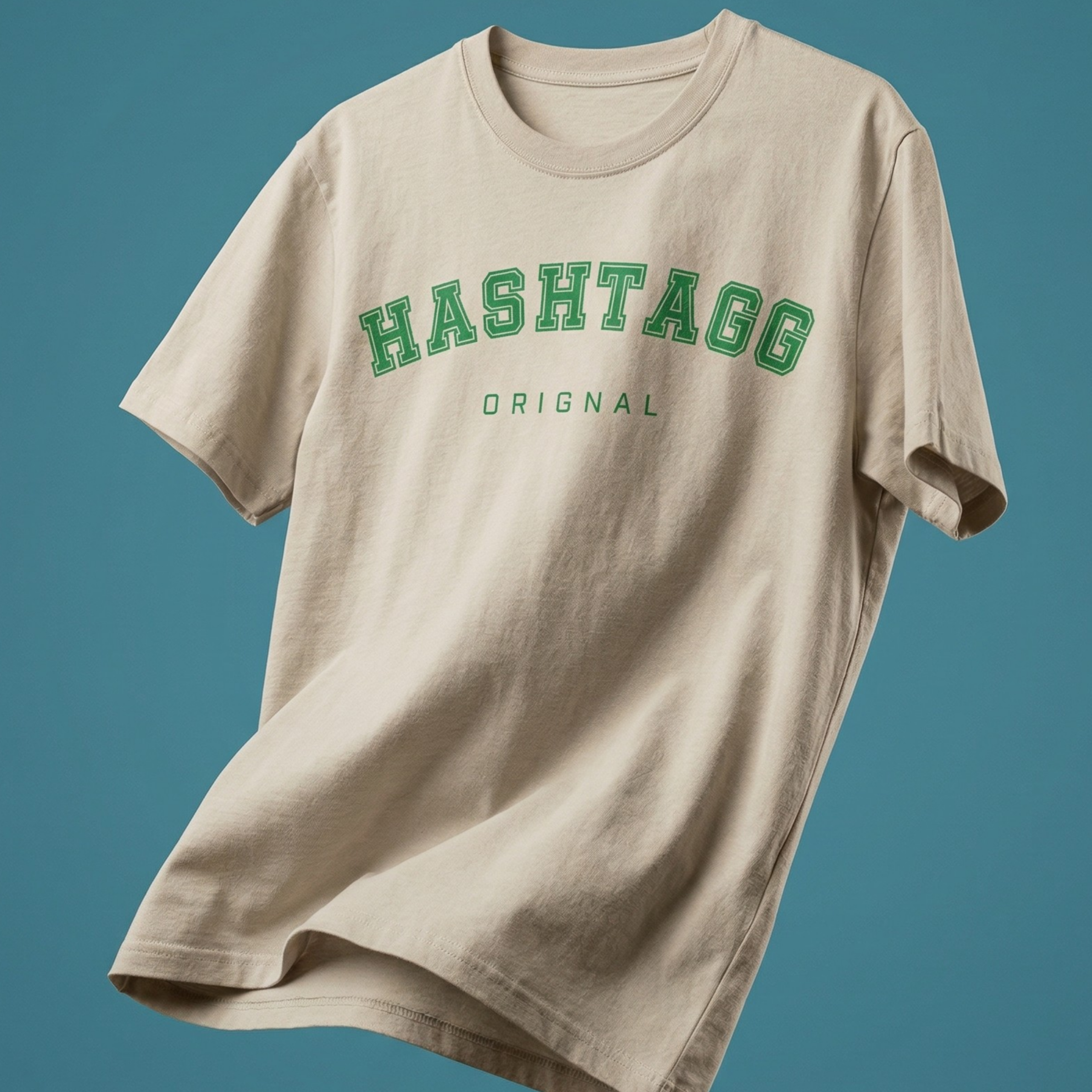 GREEN-HASHTAGG - Oversized T-Shirt